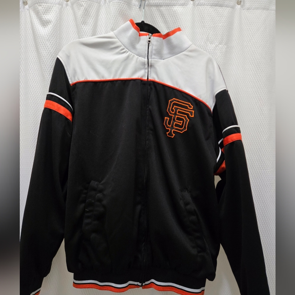 Genuine Merchandise Black and White Bomber Jacket